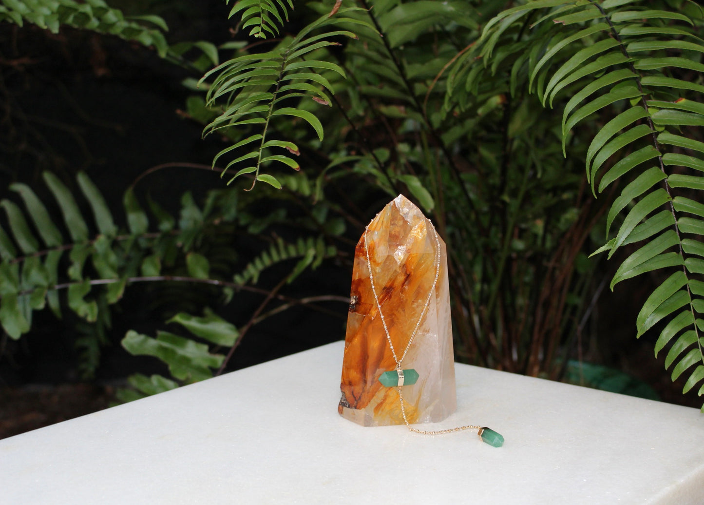 AVENTURINE GROUNDING HARMONY NECKLACE